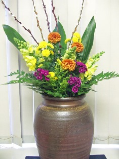 今週のお花　2016/1/18　ピンポンマム他